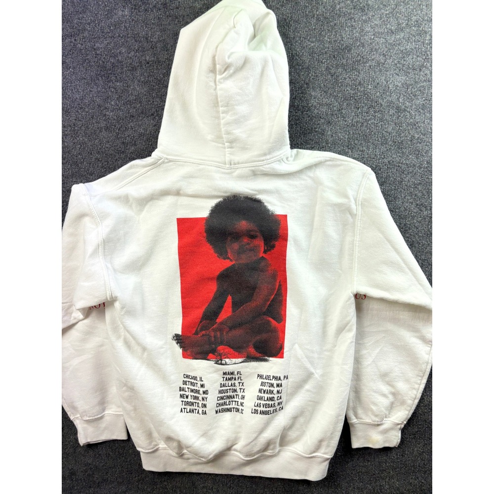 The Notorious BIG Hoodie Men Small Biggie Smalls Graphic Hip Hop Streetwear